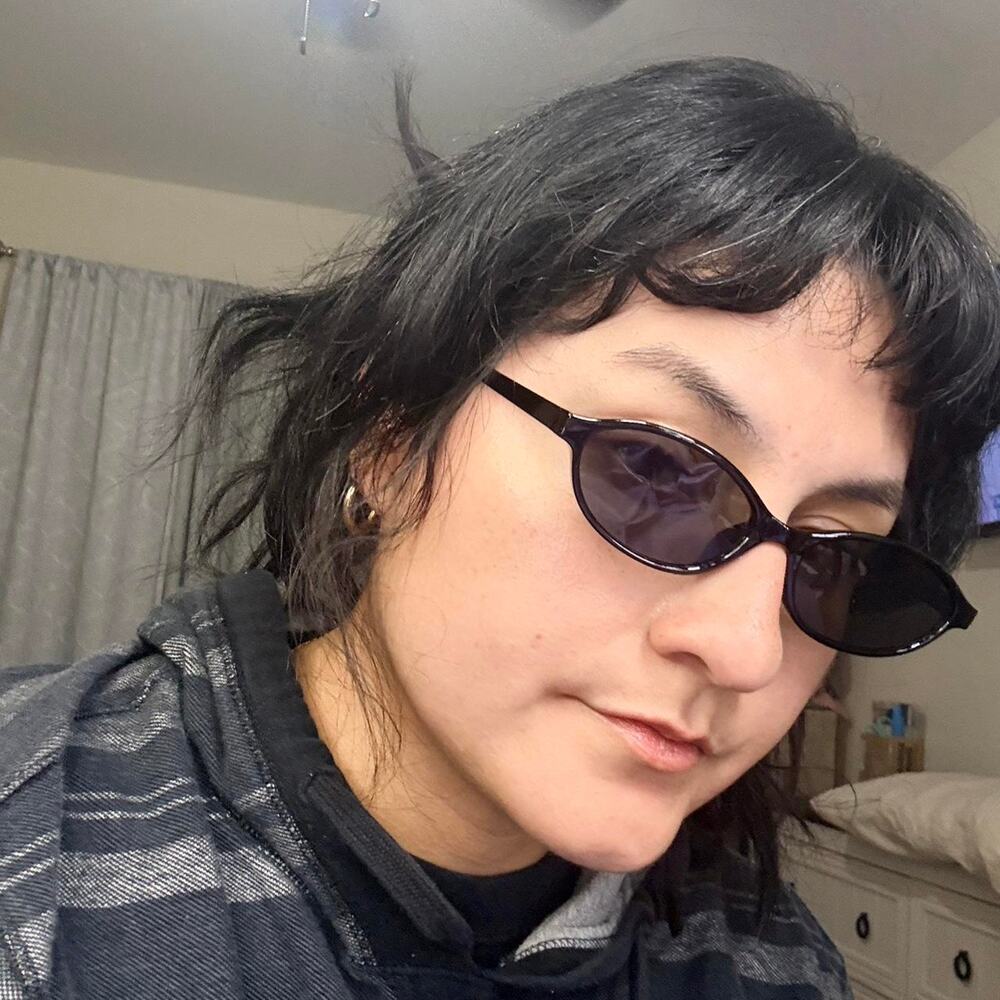 Classic black oval sunglasses y2k 90s clean girl minimal summer beach - Picture 6 of 7